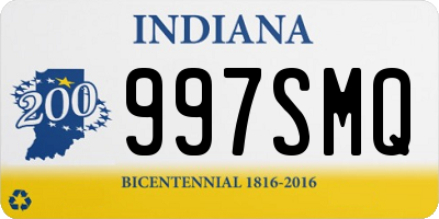 IN license plate 997SMQ