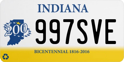 IN license plate 997SVE