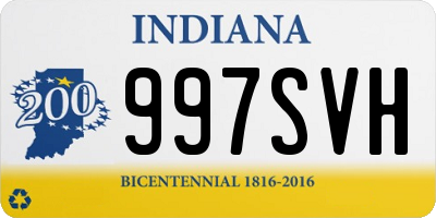 IN license plate 997SVH