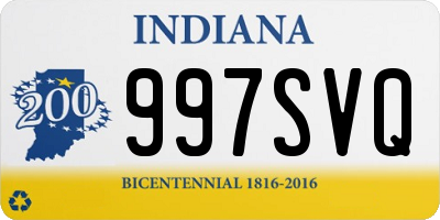 IN license plate 997SVQ