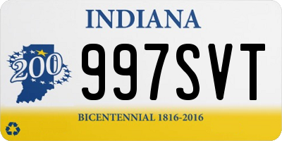 IN license plate 997SVT