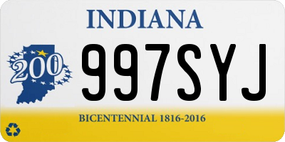 IN license plate 997SYJ