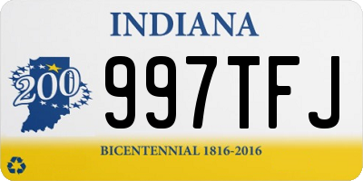 IN license plate 997TFJ