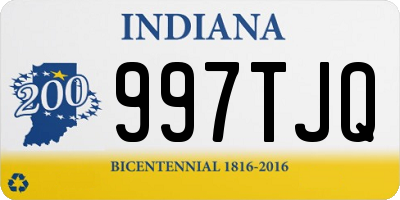 IN license plate 997TJQ