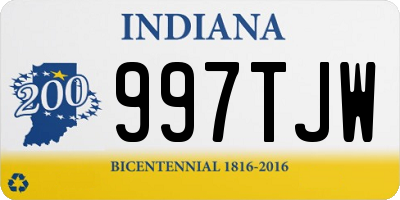 IN license plate 997TJW