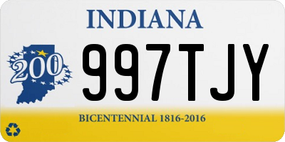 IN license plate 997TJY