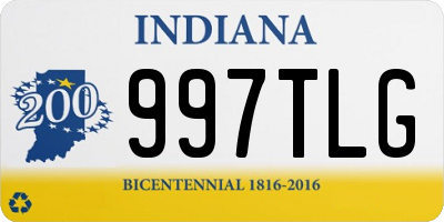 IN license plate 997TLG