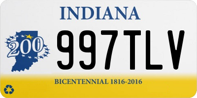 IN license plate 997TLV