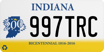 IN license plate 997TRC