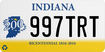 IN license plate 997TRT