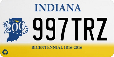 IN license plate 997TRZ