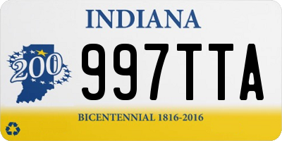 IN license plate 997TTA