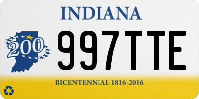 IN license plate 997TTE