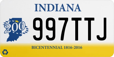 IN license plate 997TTJ