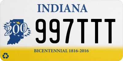 IN license plate 997TTT