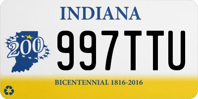 IN license plate 997TTU