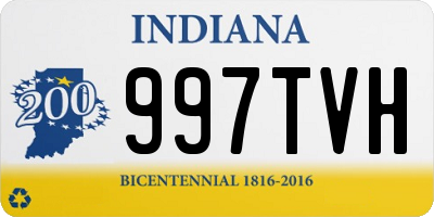 IN license plate 997TVH