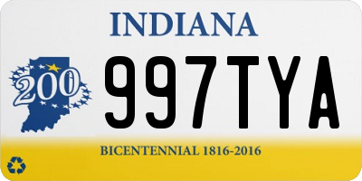 IN license plate 997TYA