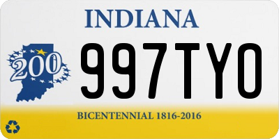 IN license plate 997TYO