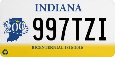 IN license plate 997TZI