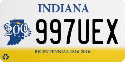 IN license plate 997UEX