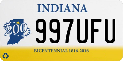 IN license plate 997UFU