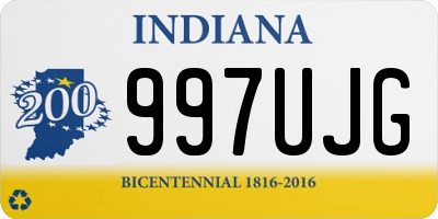 IN license plate 997UJG