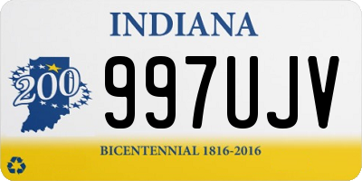 IN license plate 997UJV