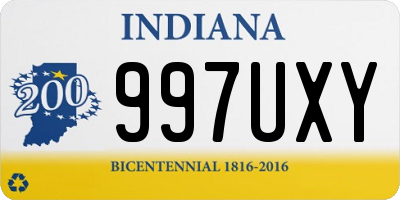 IN license plate 997UXY