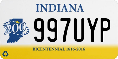 IN license plate 997UYP