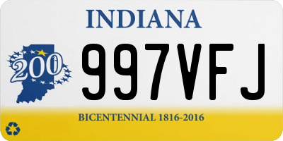 IN license plate 997VFJ