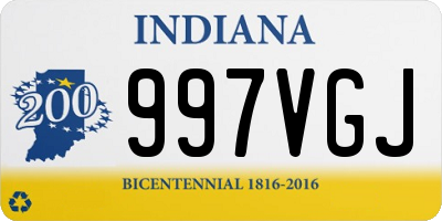 IN license plate 997VGJ