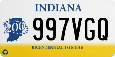 IN license plate 997VGQ