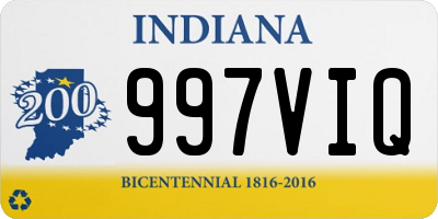 IN license plate 997VIQ