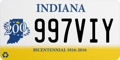 IN license plate 997VIY