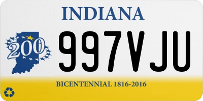 IN license plate 997VJU