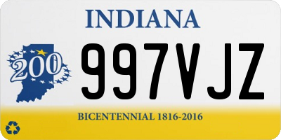 IN license plate 997VJZ