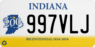 IN license plate 997VLJ