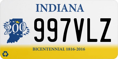 IN license plate 997VLZ