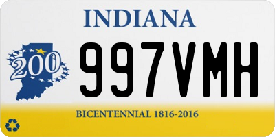 IN license plate 997VMH