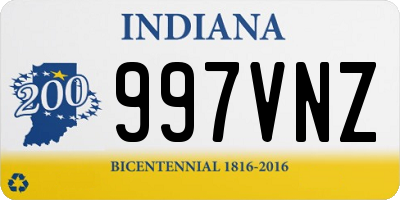 IN license plate 997VNZ