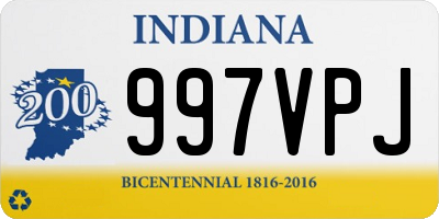 IN license plate 997VPJ