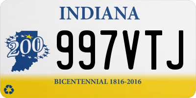 IN license plate 997VTJ