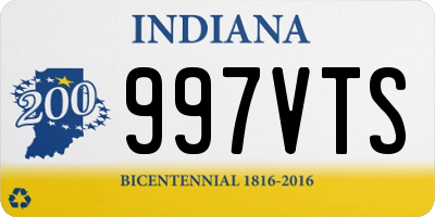 IN license plate 997VTS