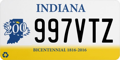 IN license plate 997VTZ