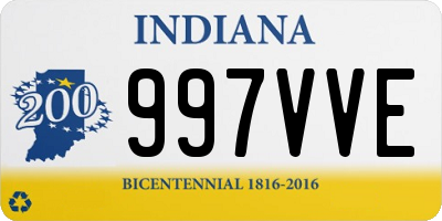 IN license plate 997VVE