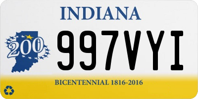 IN license plate 997VYI