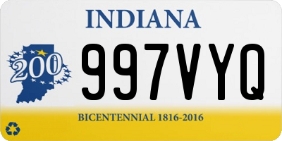 IN license plate 997VYQ