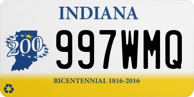 IN license plate 997WMQ