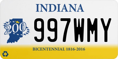 IN license plate 997WMY